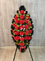 Венок траурный СТАНДАРТ №1